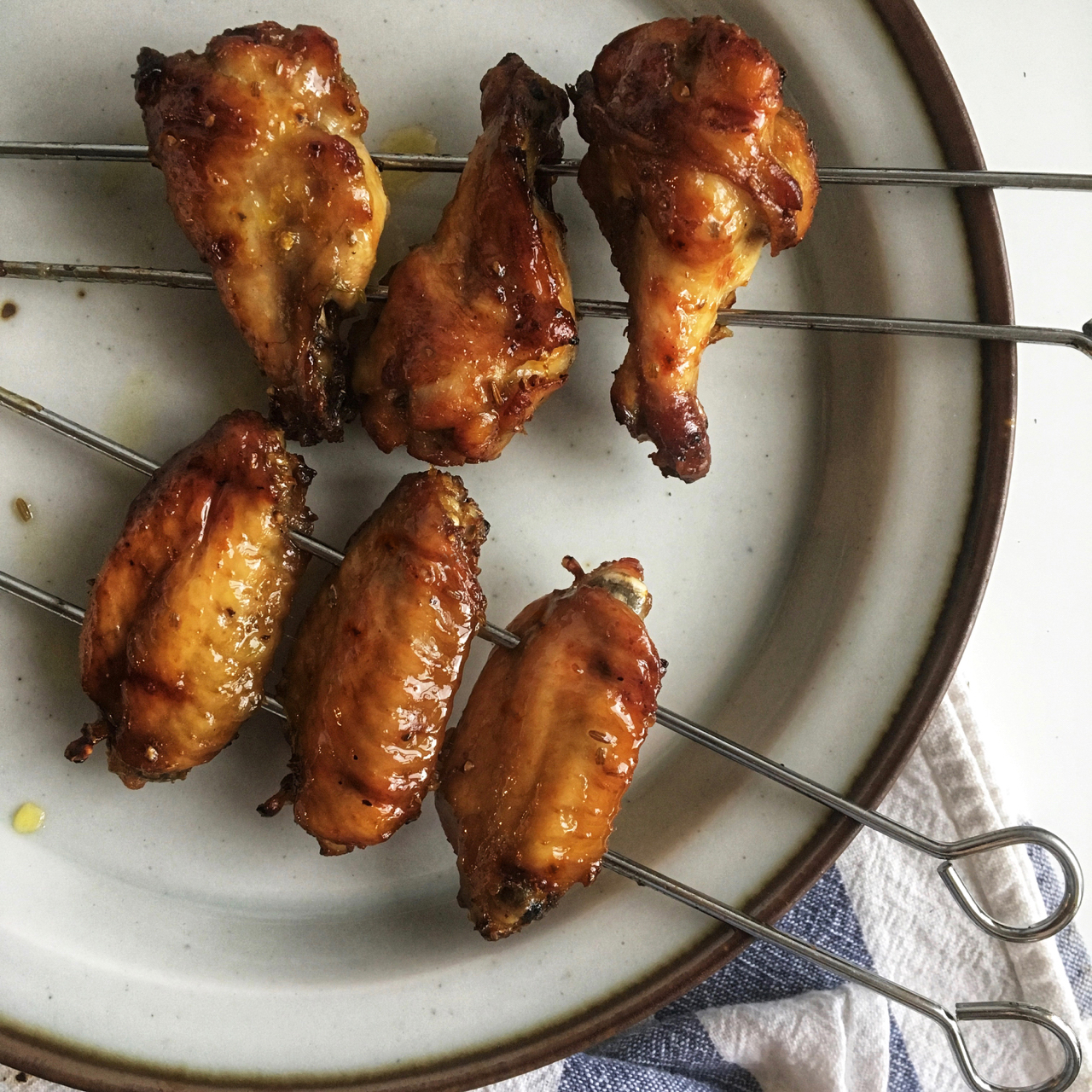 Chicken Wing Skewers | Recipes - Roger Mooking