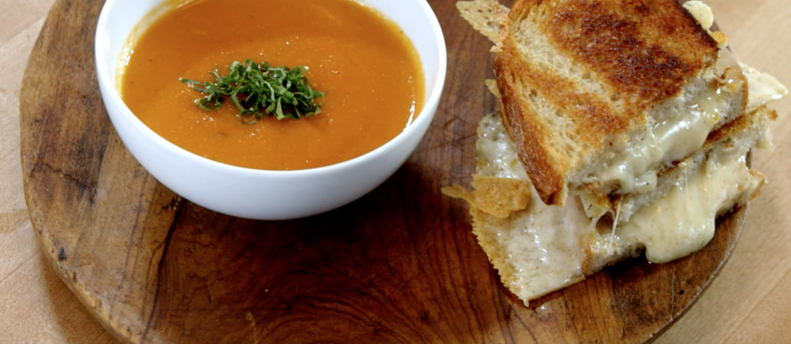 VIDEO – Grilled Cheese and Tomato Soup