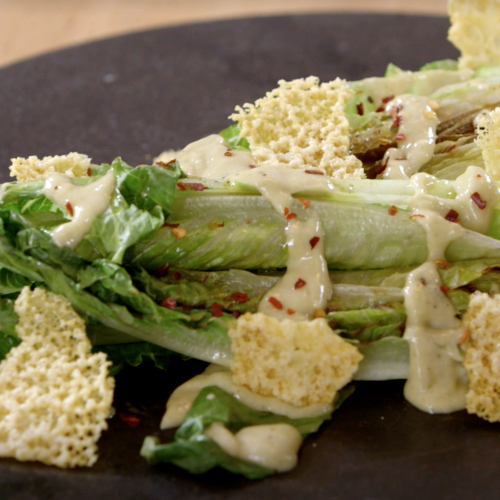 VIDEO – Grilled Caesar Salad
