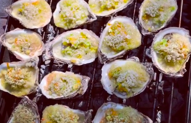 Chargrilled Shucked Oysters Recipe