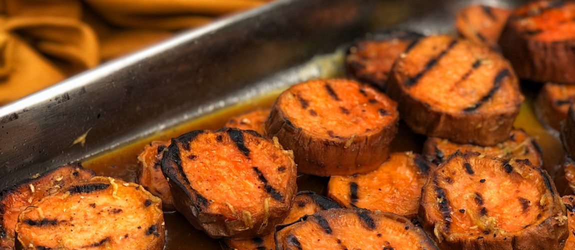 Grilled Candied Sweet Potatoes