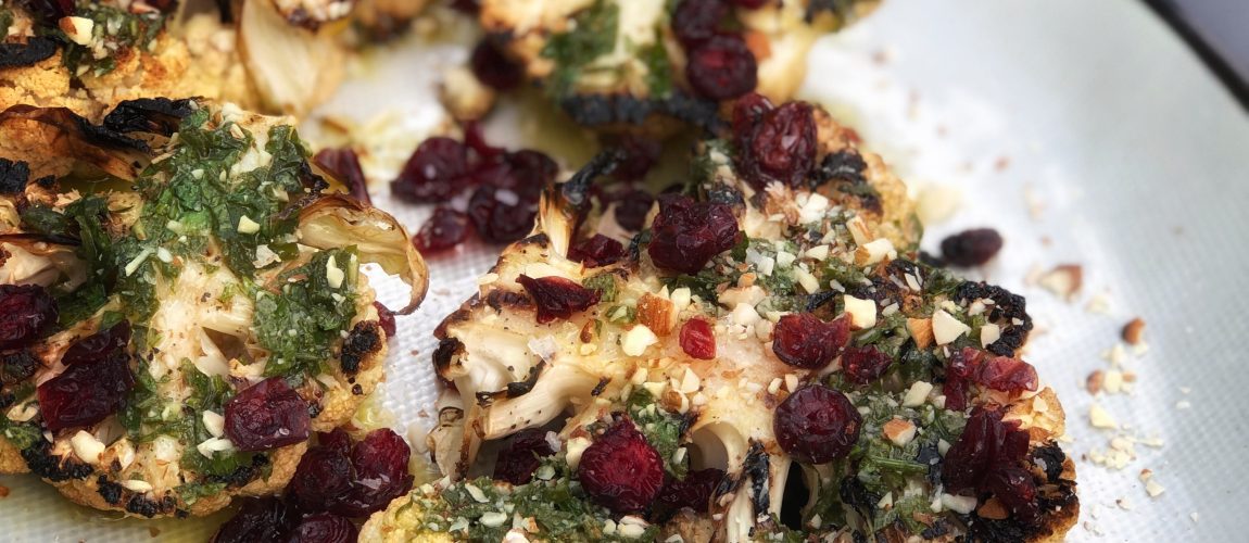 Fire Grilled Cauliflower