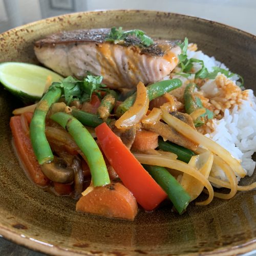 Thai Curry & Salmon