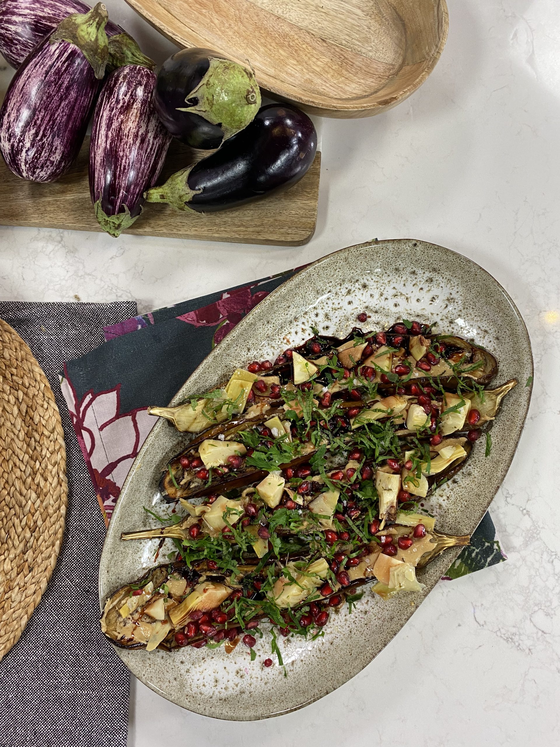 Roasted Eggplant Celebration | Recipes - Roger Mooking