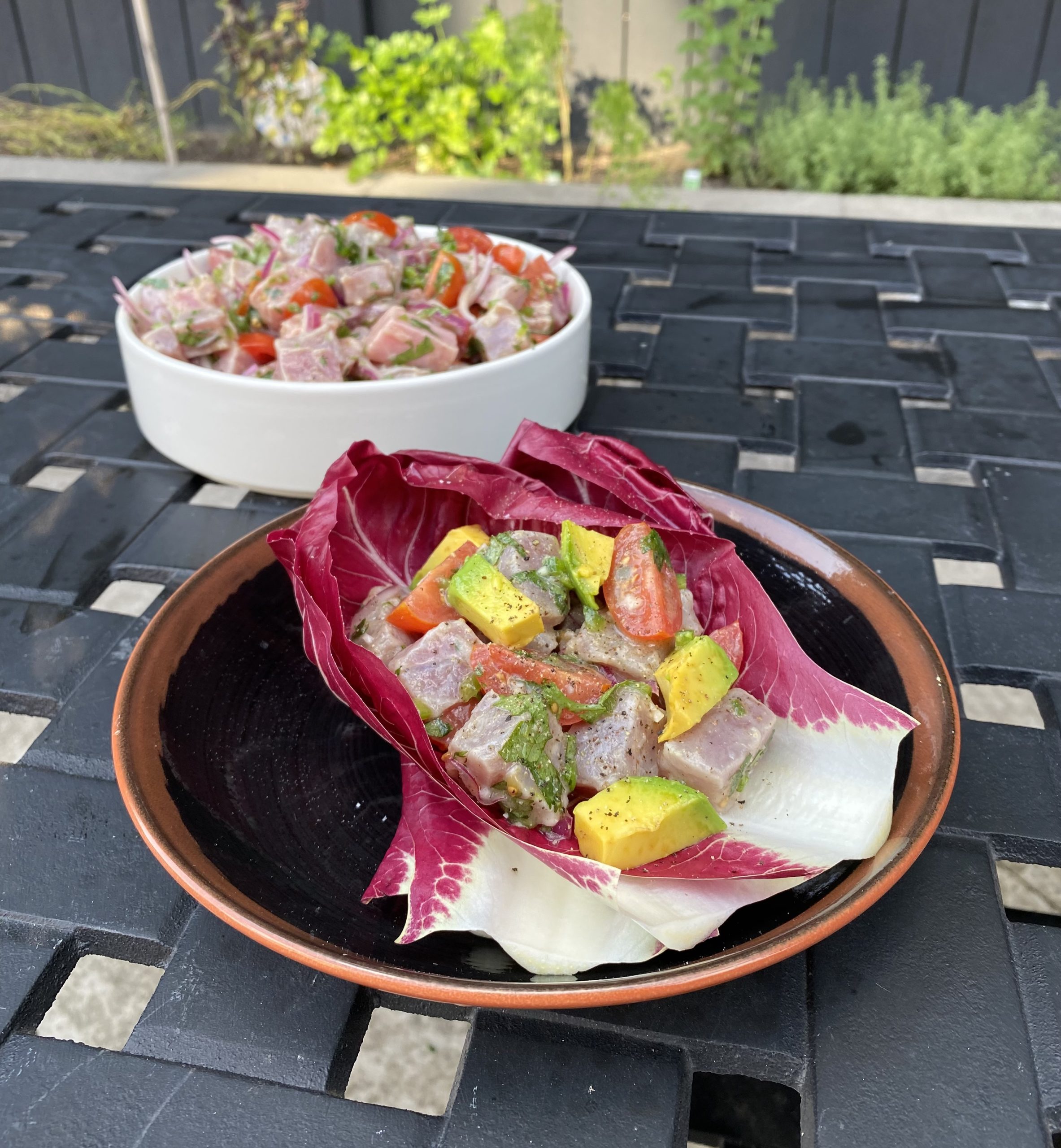 Ceviche Radicchio Cups | Recipes - Roger Mooking